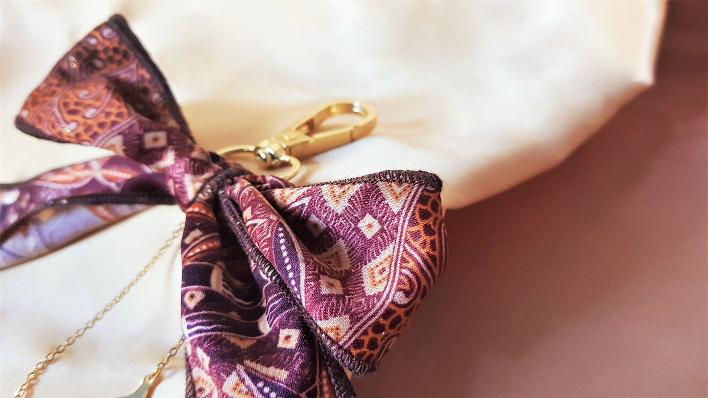 Butterfly Batik Bag Charm