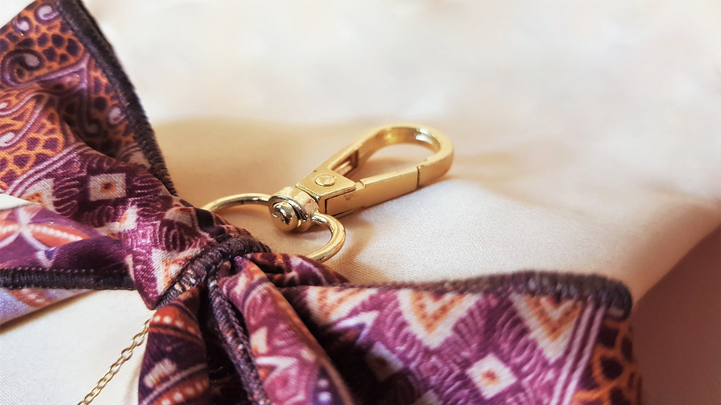 Butterfly Batik Bag Charm