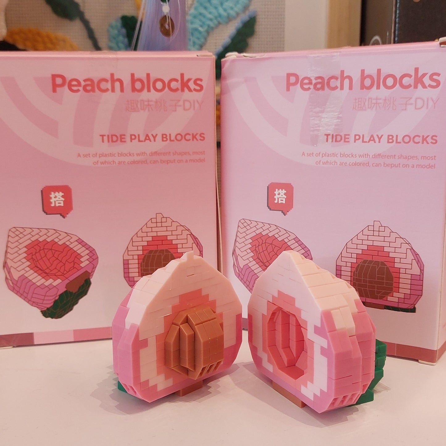 DIY Nanoblock | Lego Peach, 843pcs