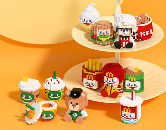 DIY Nanoblock | Lego Franchise McDonalds, 1828pcs