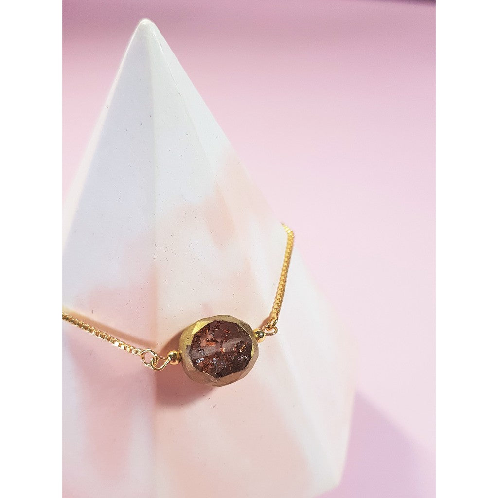 Handmade Irregular Bola Adjustable Bracelet