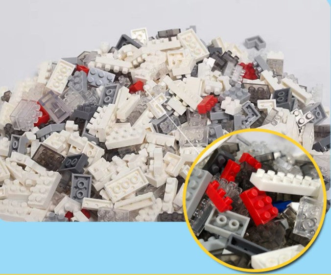 DIY Lego Nanoblock Astronaut Flower with Dome Cover, 998pcs