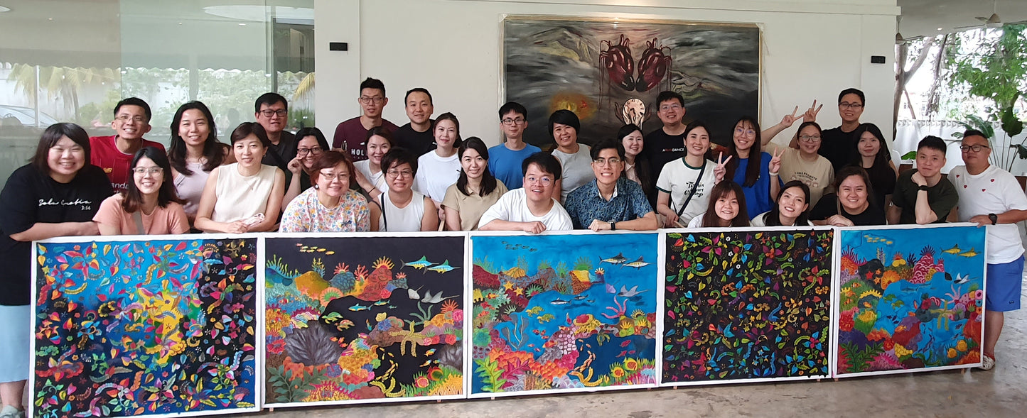 1 Metre Batik Painting