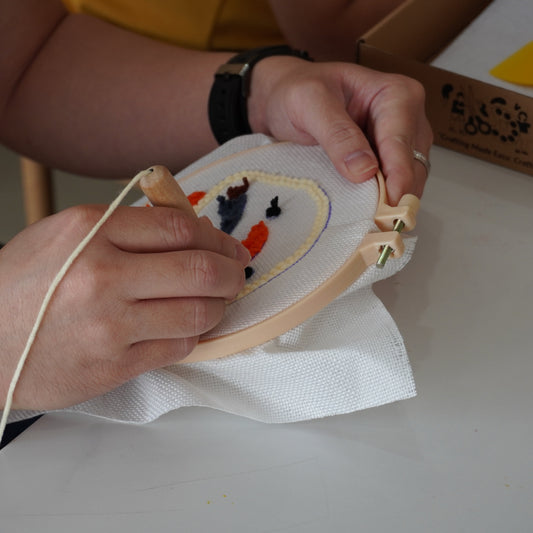Punch Embroidery Coaster Workshop