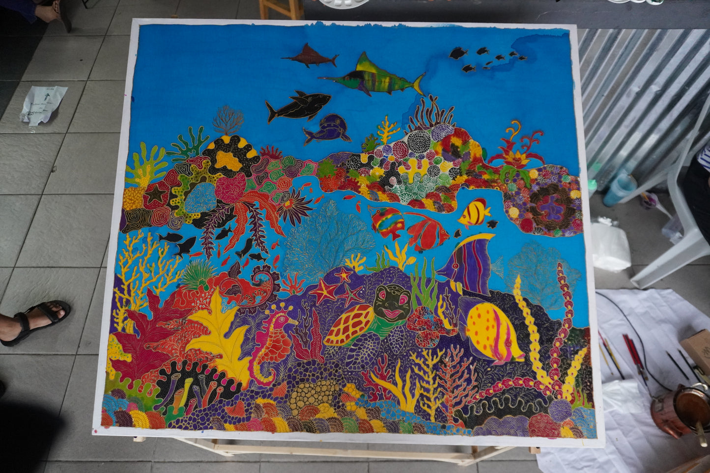 1 Metre Batik Painting