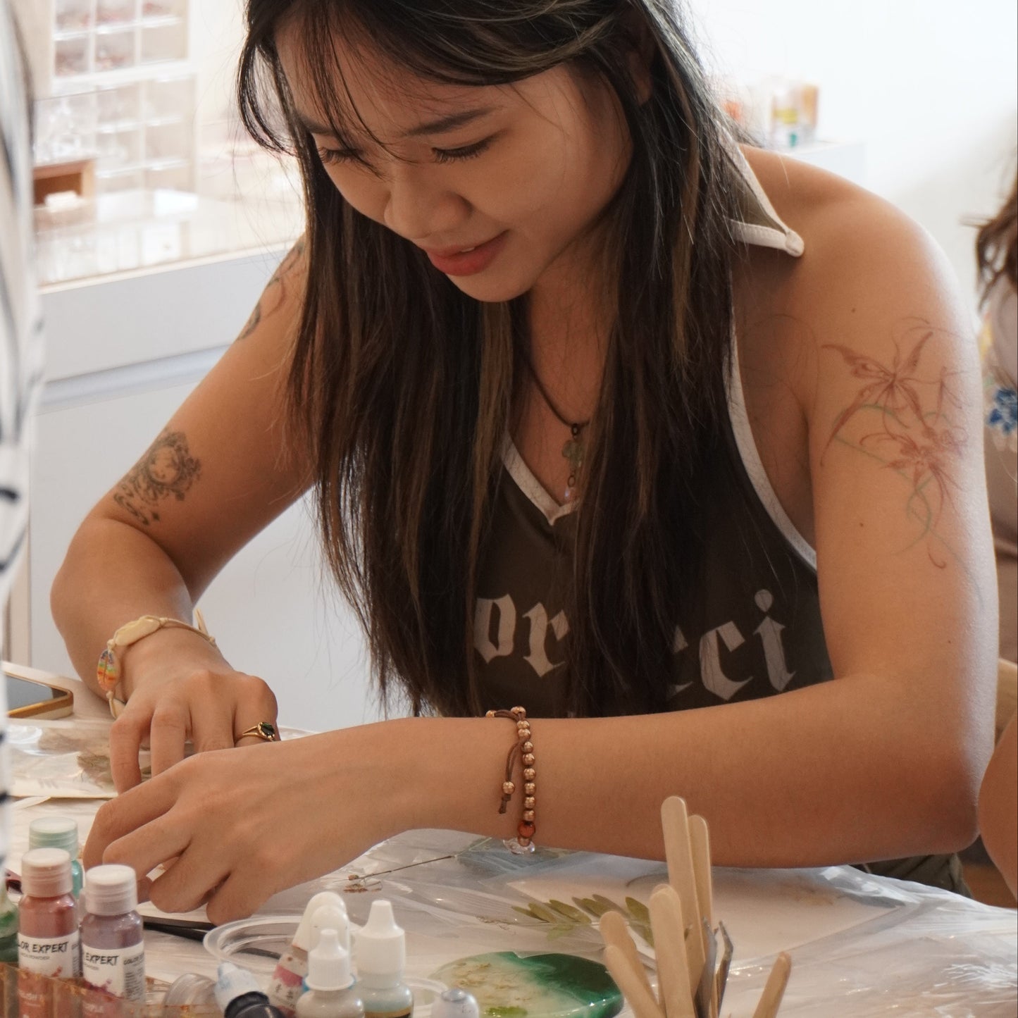 Floral Resin Coaster Workshop
