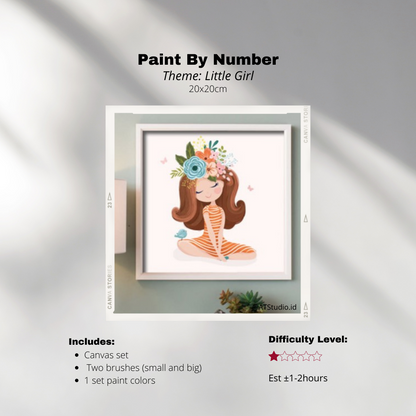 DIY Paint by Number Size 20x20cm [est.1.5-2.5hr]