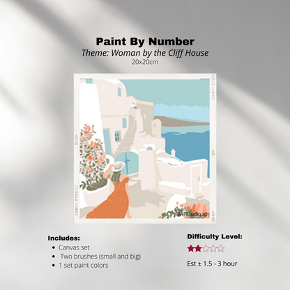 DIY Paint by Number Size 20x20cm [est.1.5-2.5hr]
