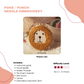 DIY Punch Embroidery Diam 20cm (est.1.5-3hr)