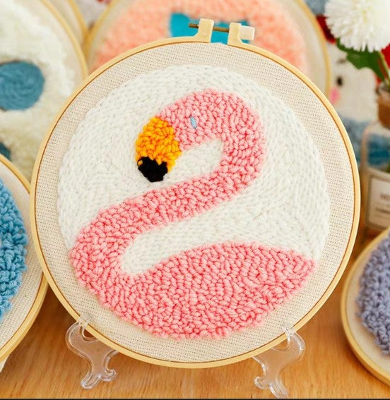 DIY Punch Embroidery Diam 20cm (est.1.5-3hr)