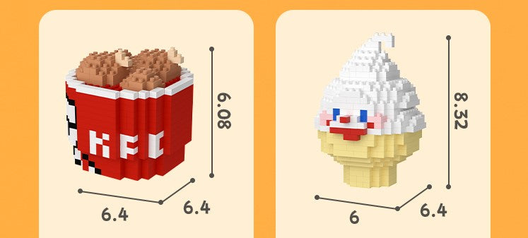 DIY Nanoblock | Lego Franchise KFC, 1631pcs