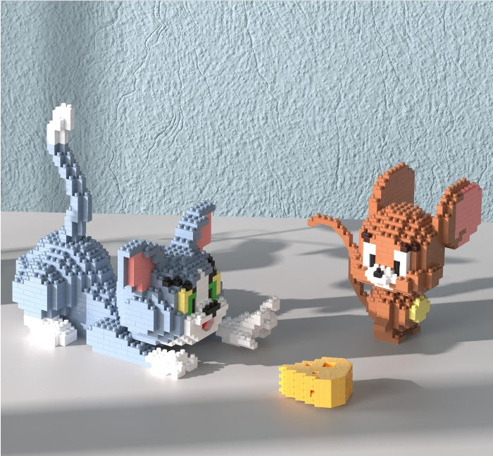 DIY Nanoblock Tom & Jerry | Lego, 1449pcs